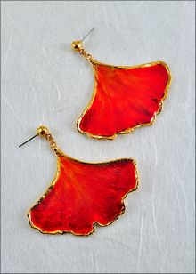 Real Leaf Jewelry | Ginkgo Leaves