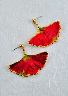 Real Leaf Jewelry | Ginkgo Leaves