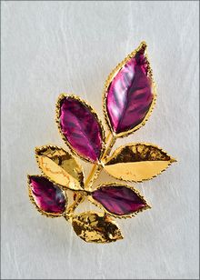 Real Leaf Jewelry | Real Leaf Pin