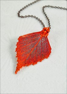 Real Leaf Jewelry | Real Leaf Pendant